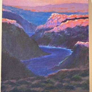 Blue Mountain Sunrise, Snake River Gorge, Idaho